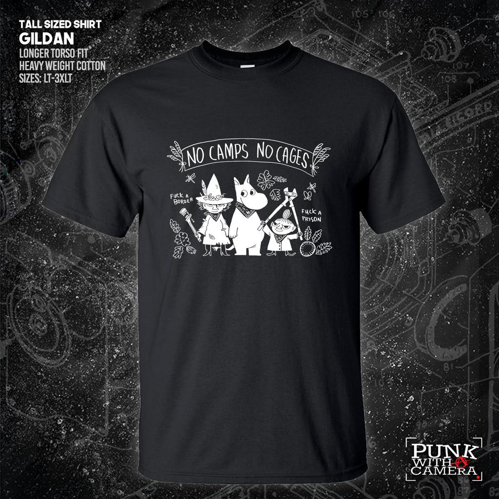 No Camps No Cages - Fuck A Border Fuck a Prison - Jonas Goonface