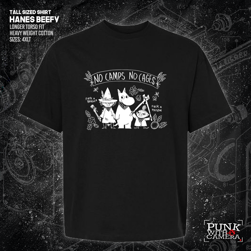 No Camps No Cages - Fuck A Border Fuck a Prison - Jonas Goonface