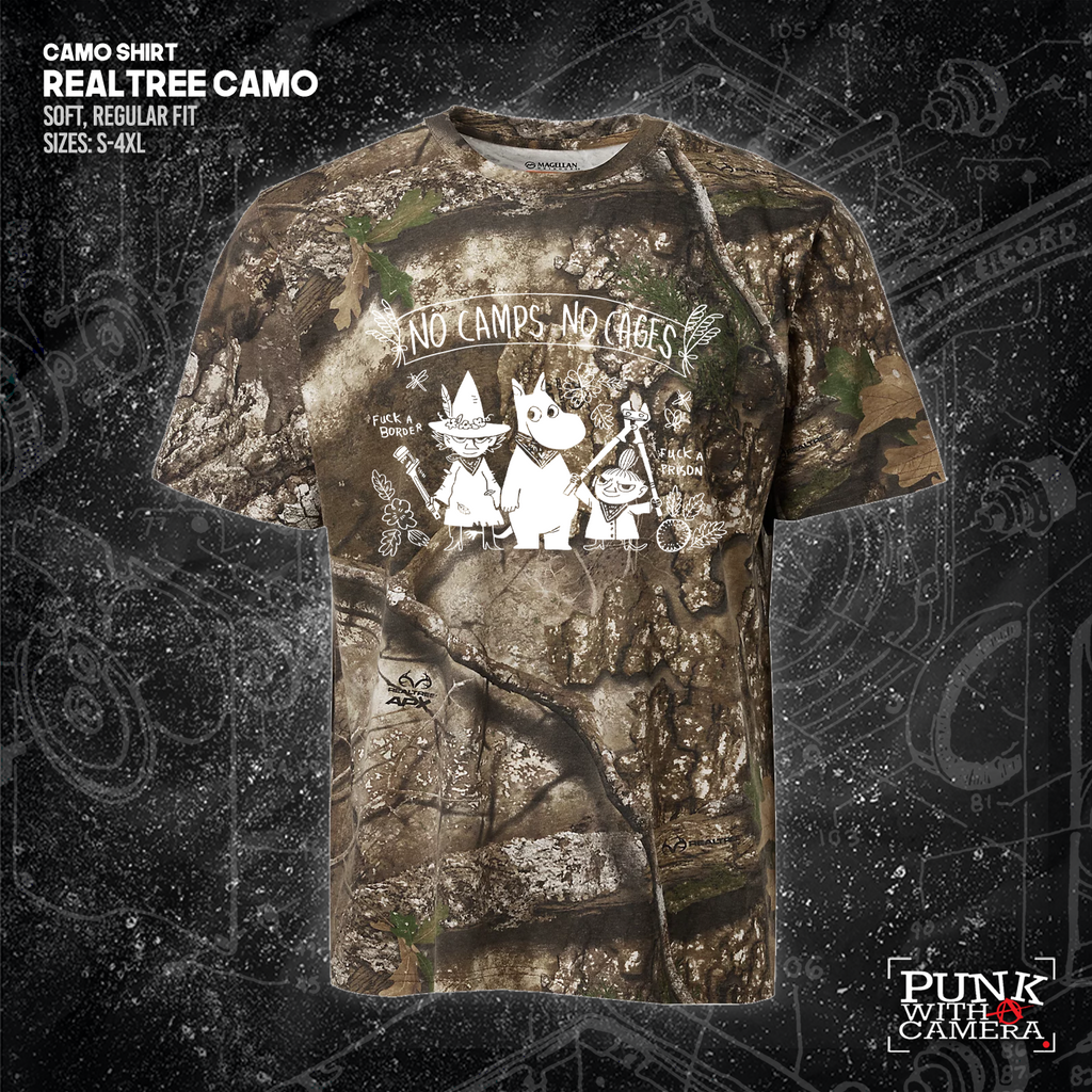 No Camps No Cages - Fuck A Border Fuck a Prison - Jonas Goonface