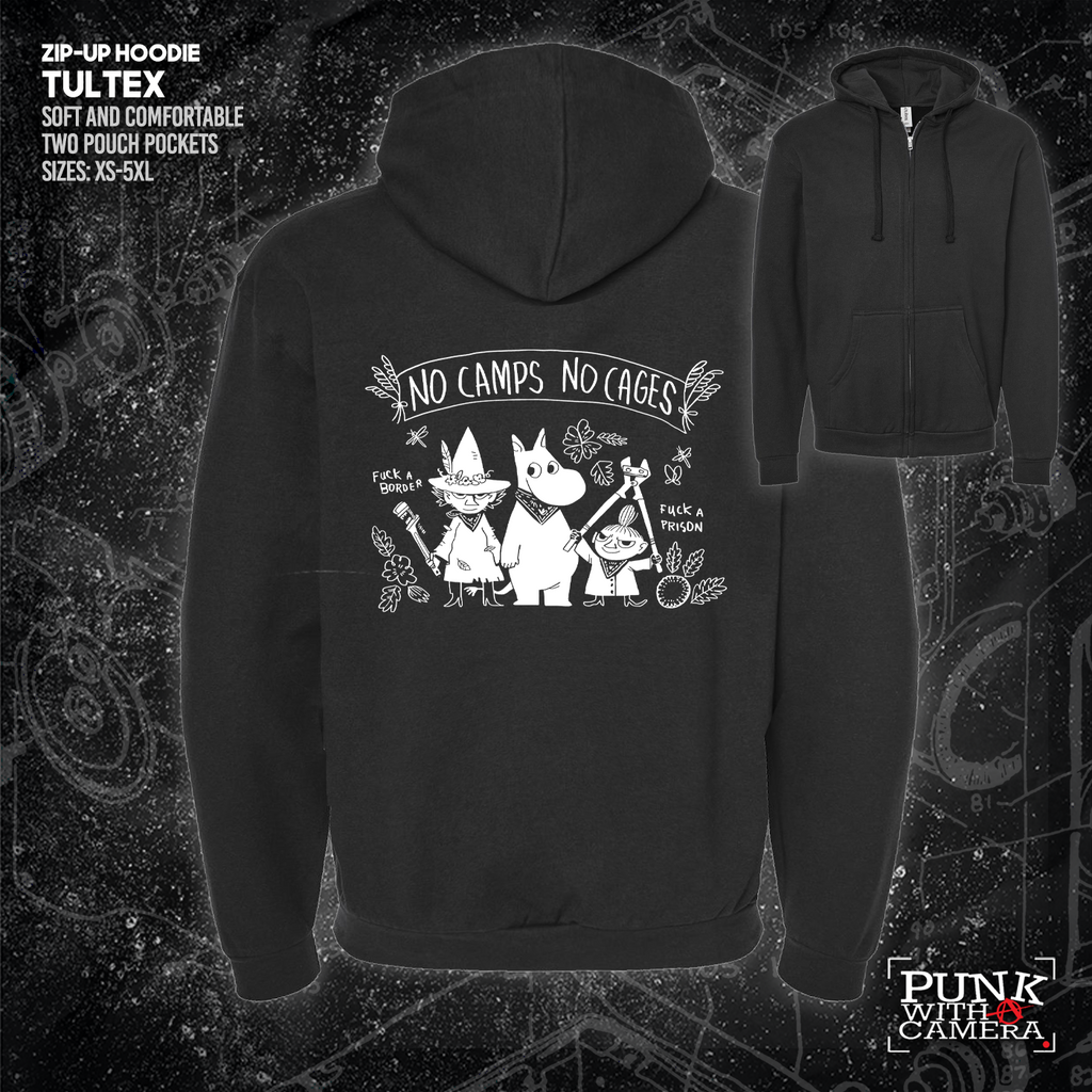 No Camps No Cages - Fuck A Border Fuck a Prison - Jonas Goonface