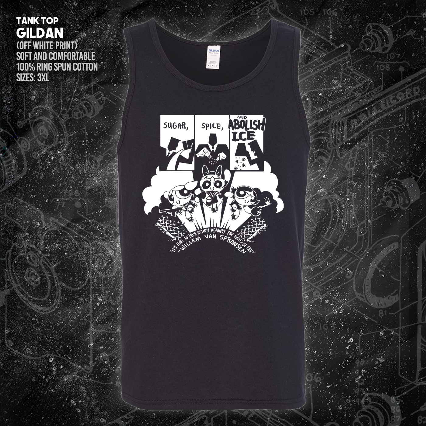 Sugar Spice & Abolish - Take Action Against The Forces Of Evil - Jonas Goonface