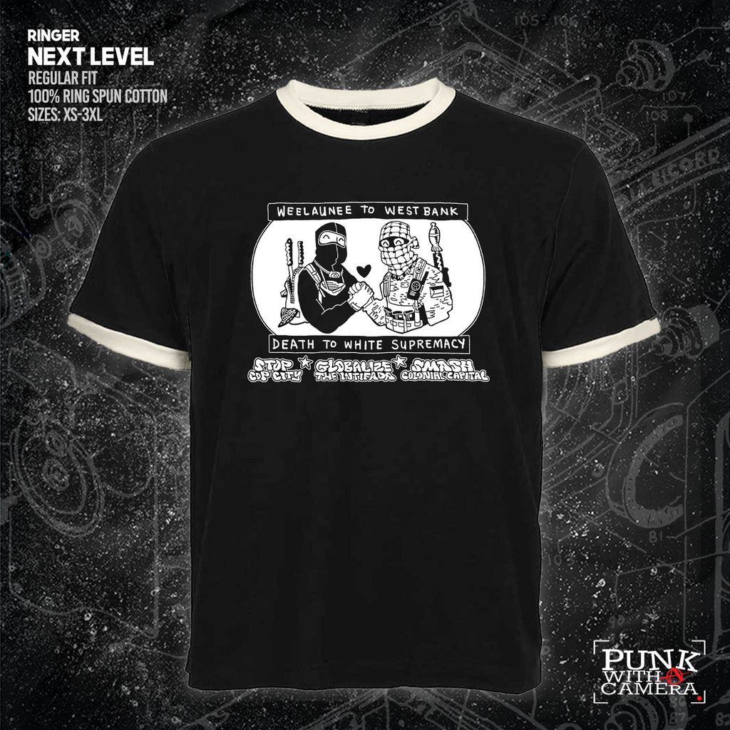 Weelaunee To West Bank Death To White Supremacy - Jonas Goonface - Mutual Aid Design