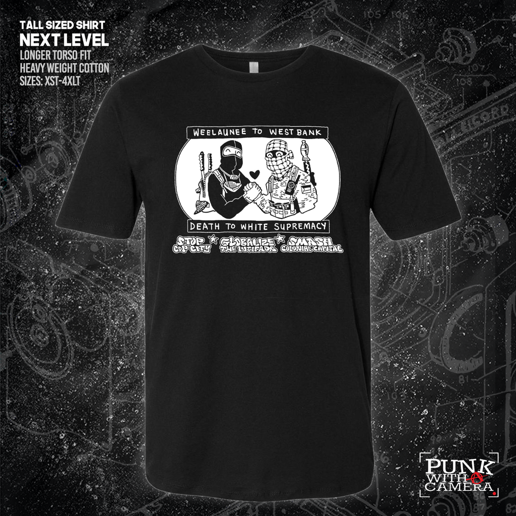 Weelaunee To West Bank Death To White Supremacy - Jonas Goonface - Mutual Aid Design