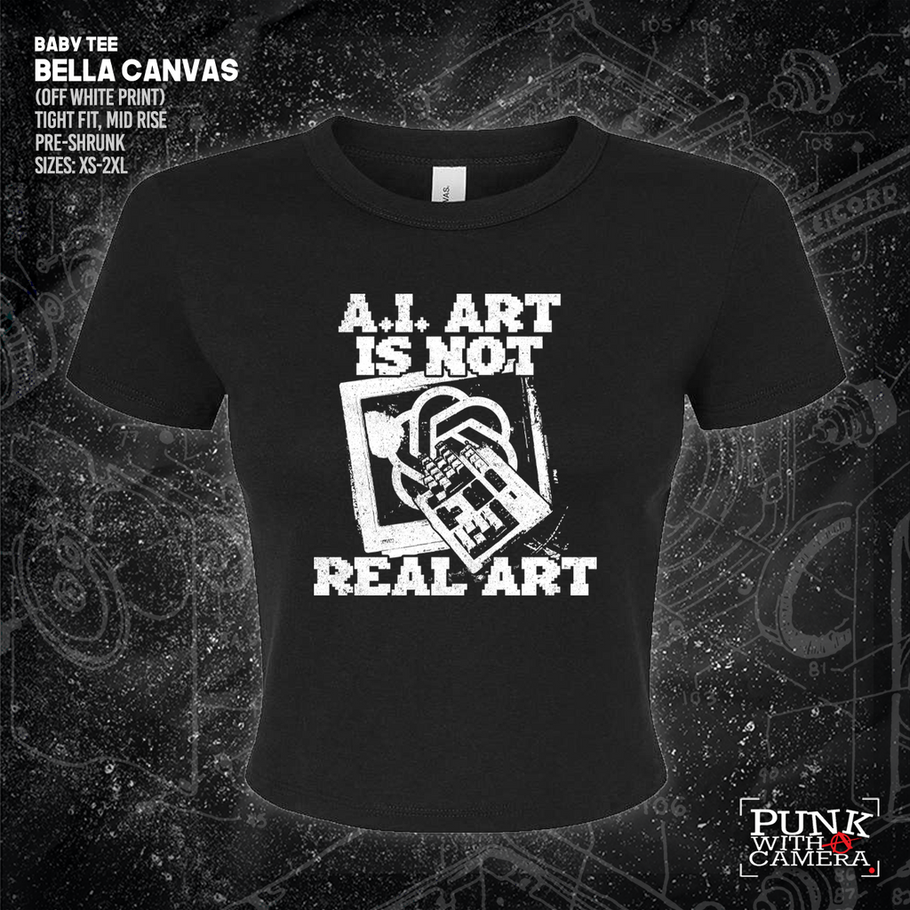 AI Art Is Not Real Art Keyboard - George Grizzly