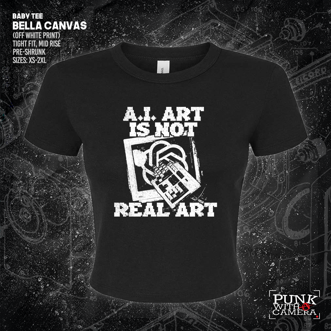 AI Art Is Not Real Art Keyboard - George Grizzly
