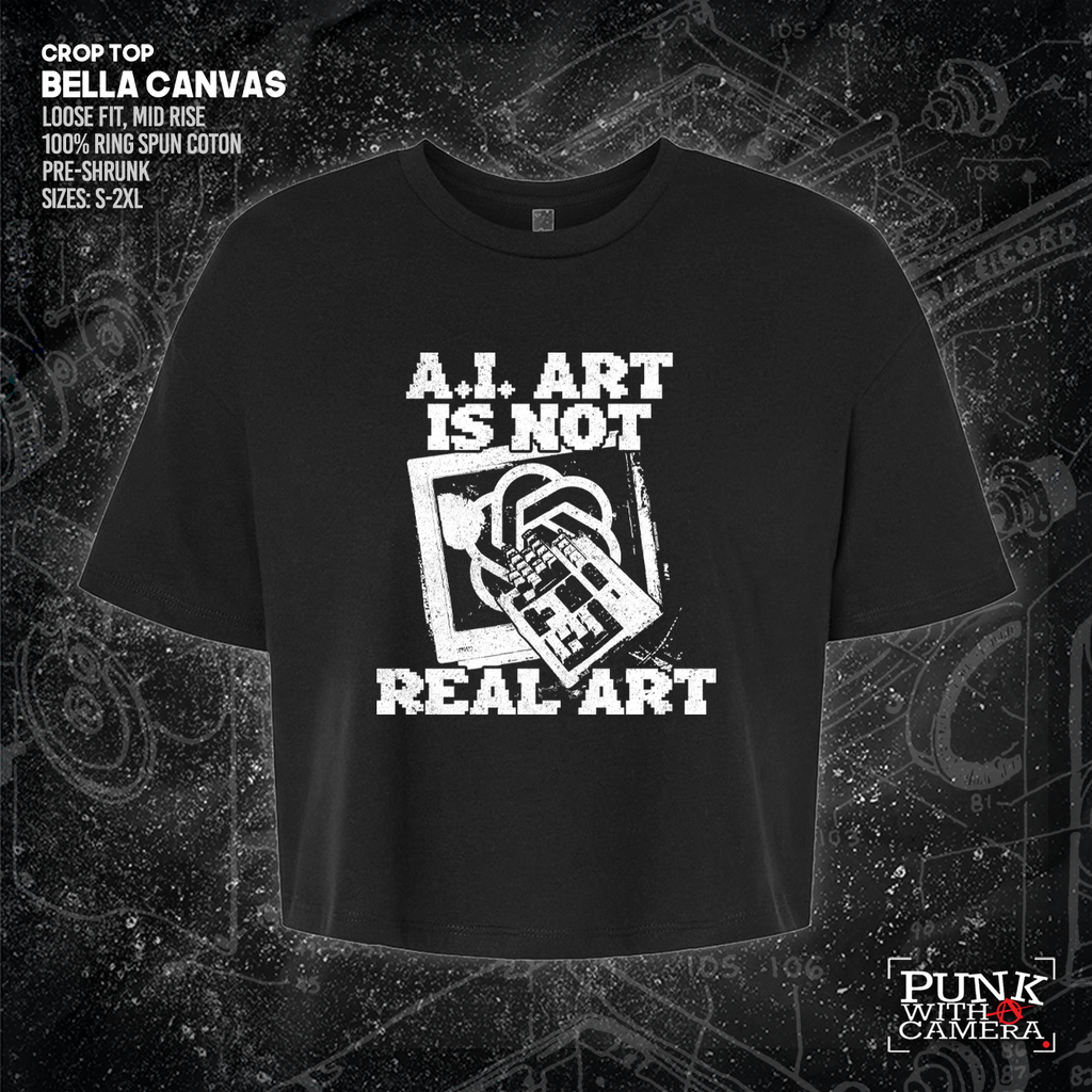 AI Art Is Not Real Art Keyboard - George Grizzly