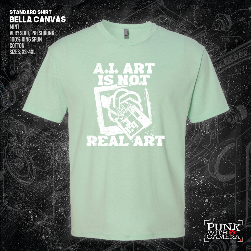 AI Art Is Not Real Art Keyboard - George Grizzly