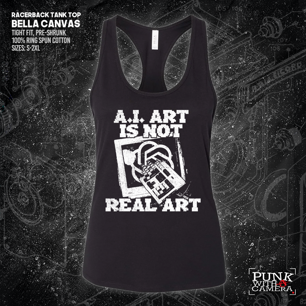 AI Art Is Not Real Art Keyboard - George Grizzly