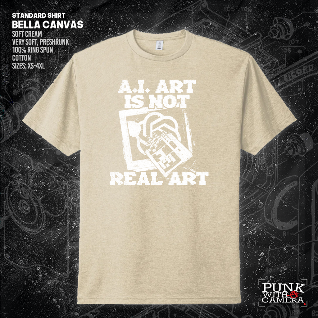 AI Art Is Not Real Art Keyboard - George Grizzly