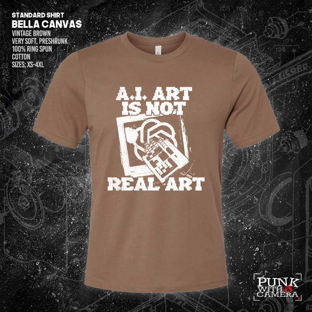 AI Art Is Not Real Art Keyboard - George Grizzly