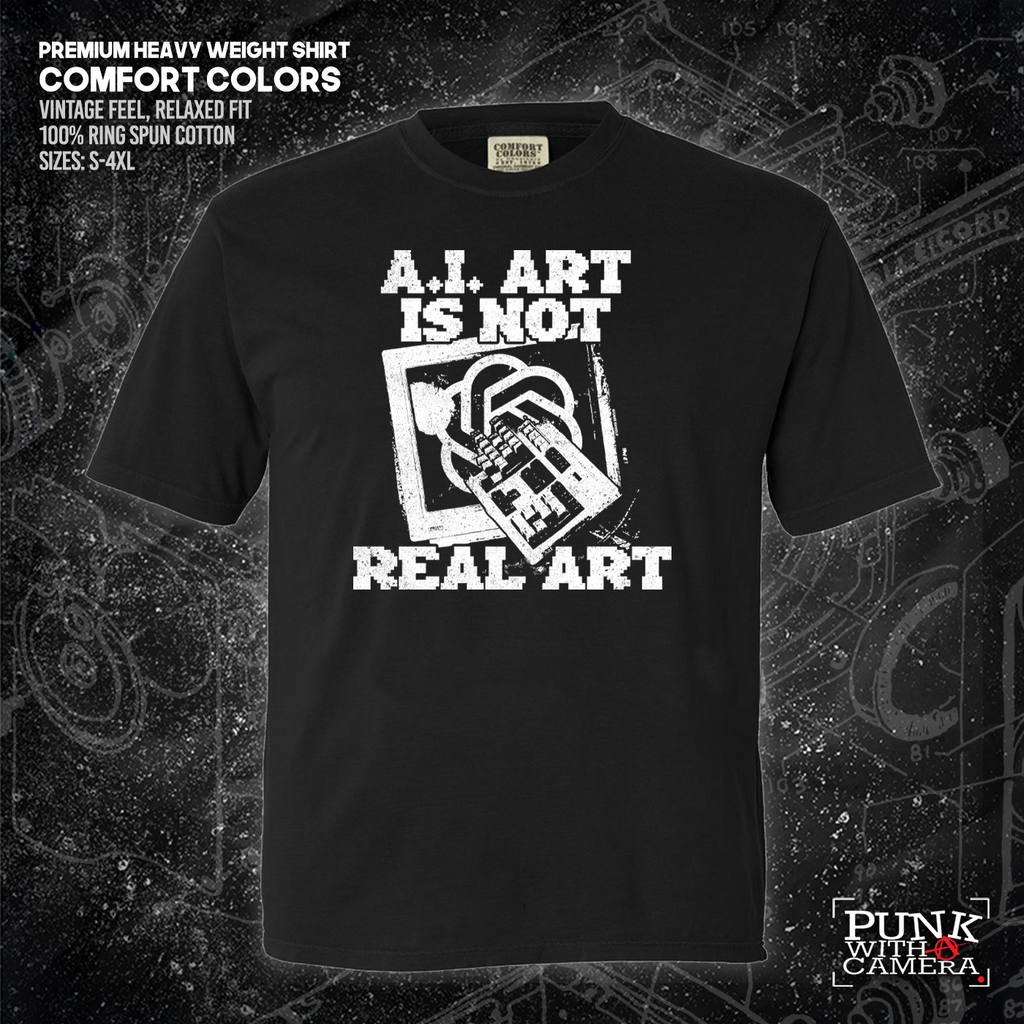 AI Art Is Not Real Art Keyboard - George Grizzly