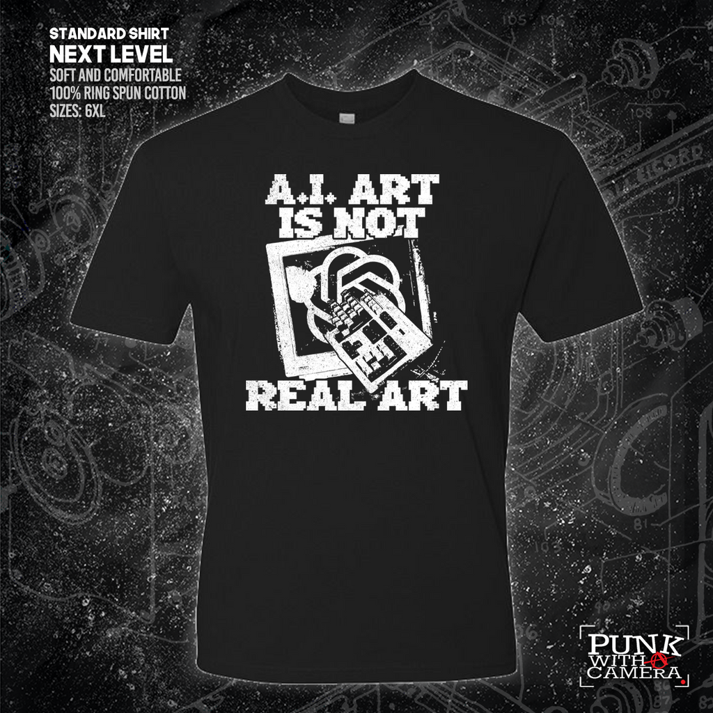 AI Art Is Not Real Art Keyboard - George Grizzly