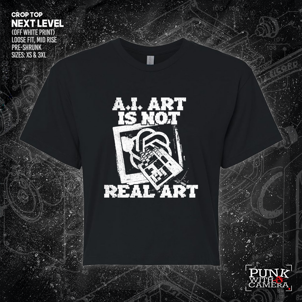 AI Art Is Not Real Art Keyboard - George Grizzly