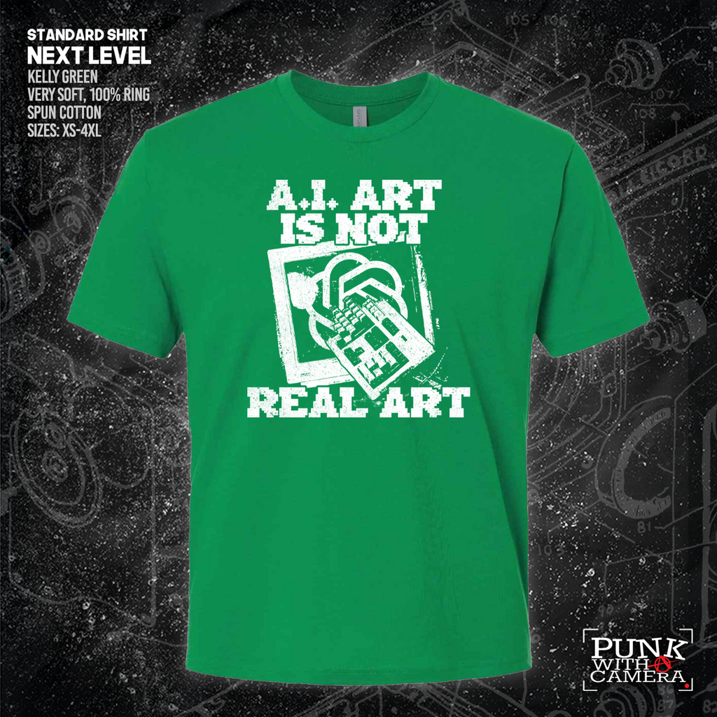 AI Art Is Not Real Art Keyboard - George Grizzly