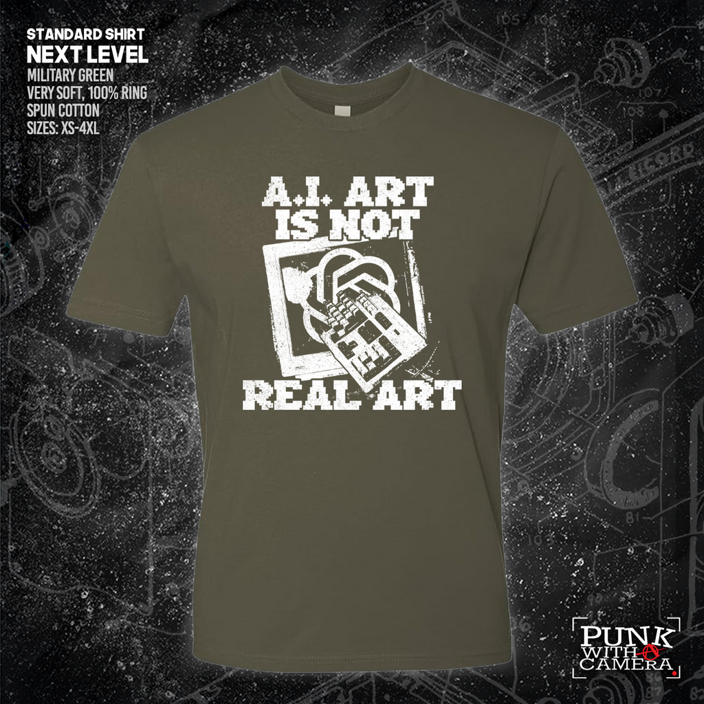 AI Art Is Not Real Art Keyboard - George Grizzly