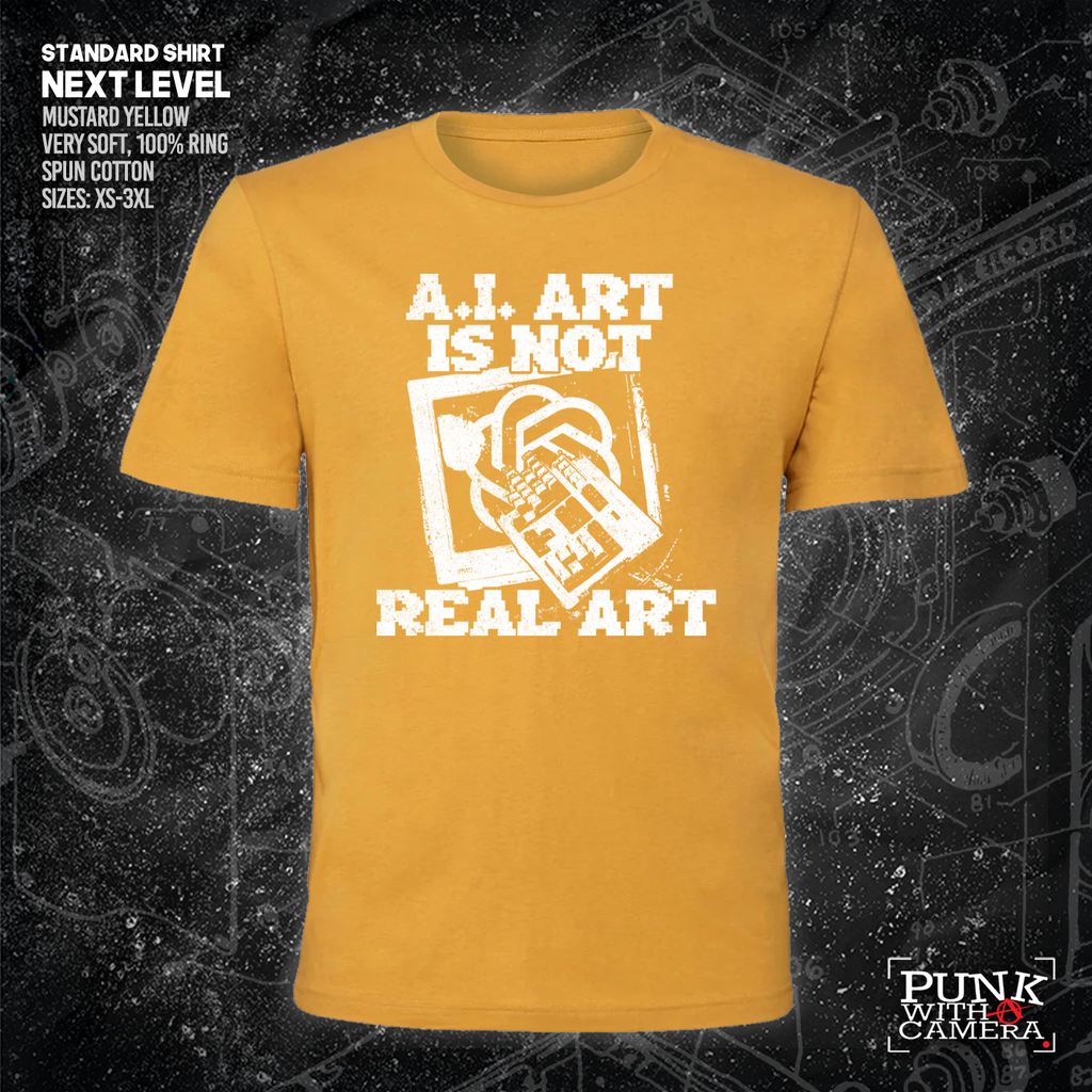 AI Art Is Not Real Art Keyboard - George Grizzly