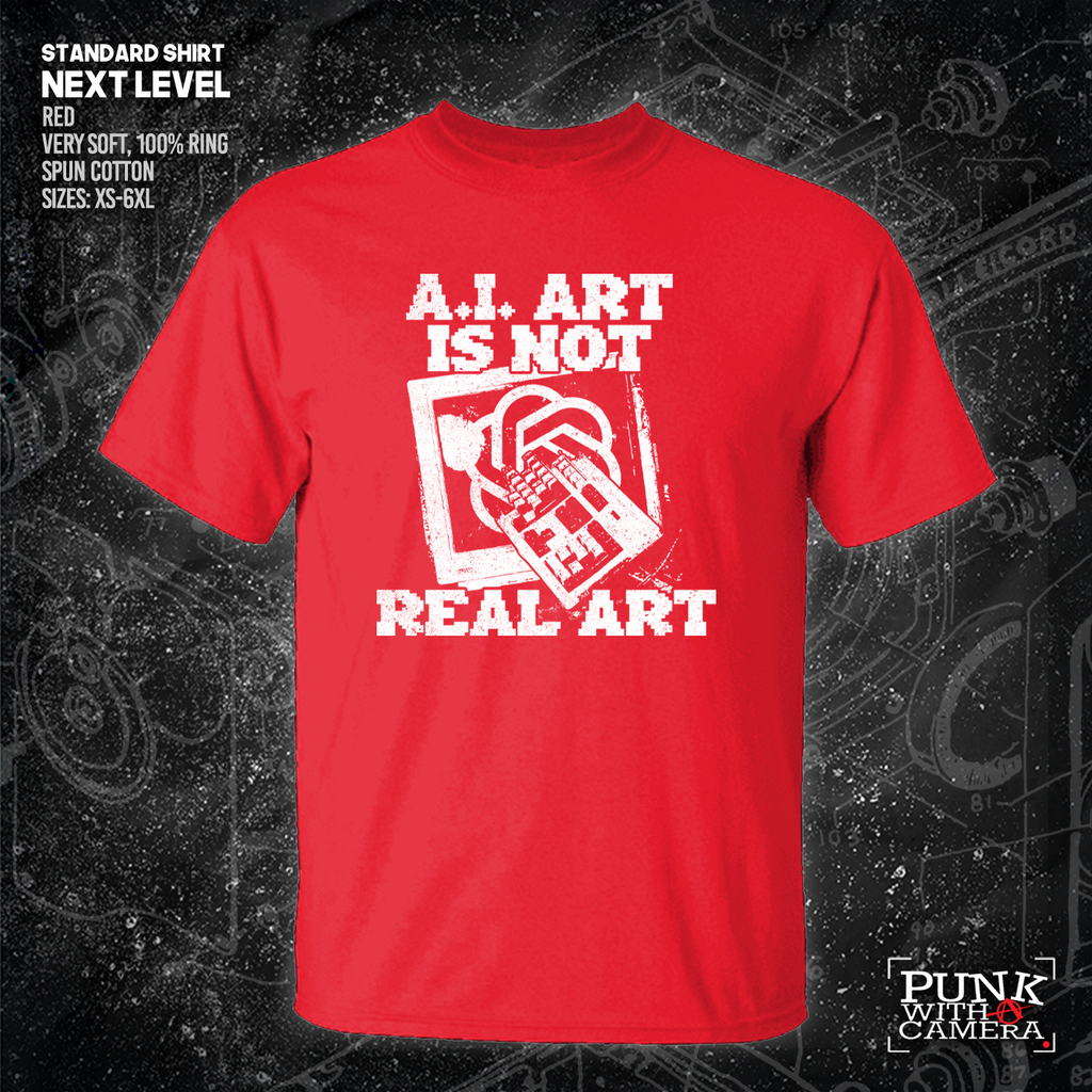 AI Art Is Not Real Art Keyboard - George Grizzly