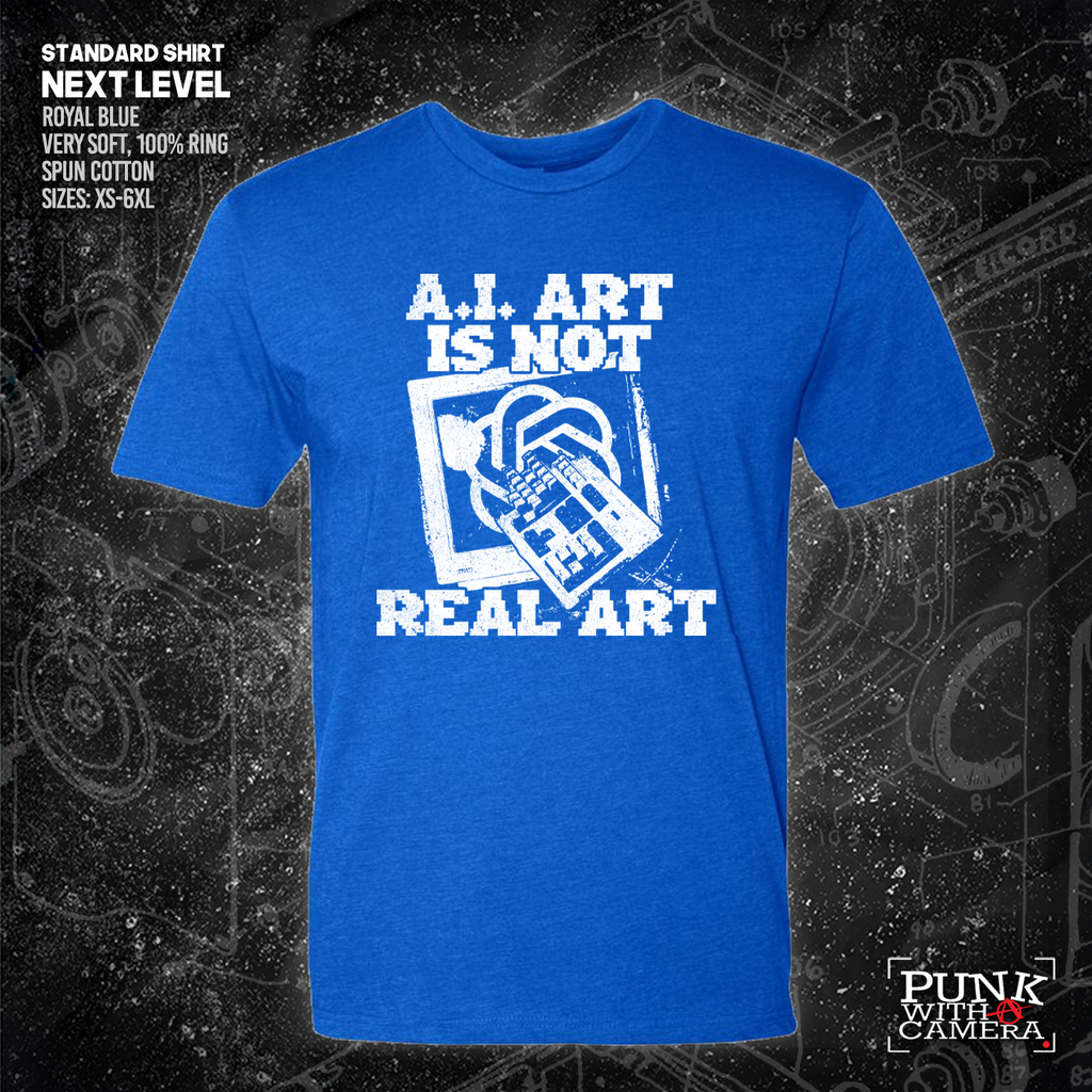 AI Art Is Not Real Art Keyboard - George Grizzly