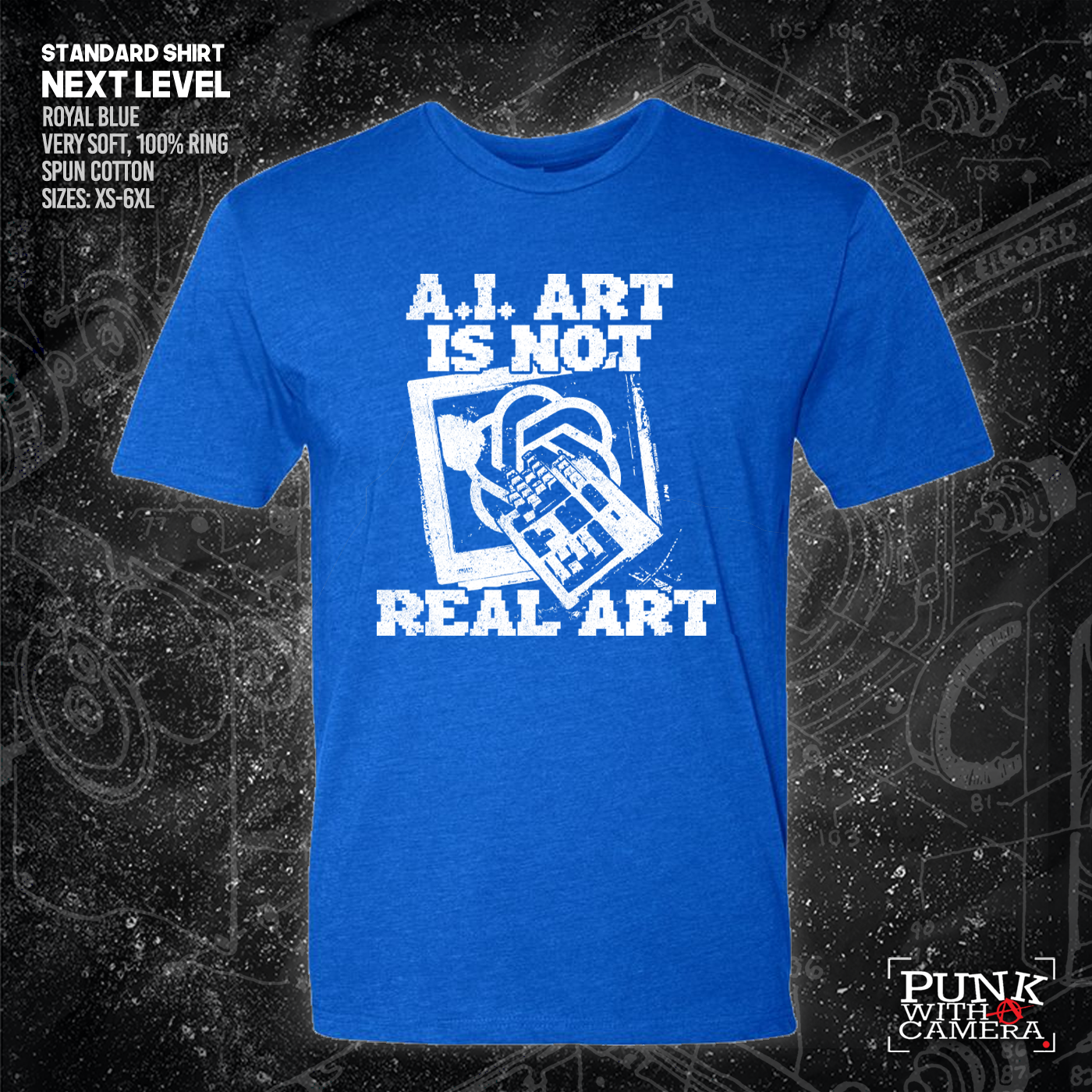 AI Art Is Not Real Art Keyboard - George Grizzly
