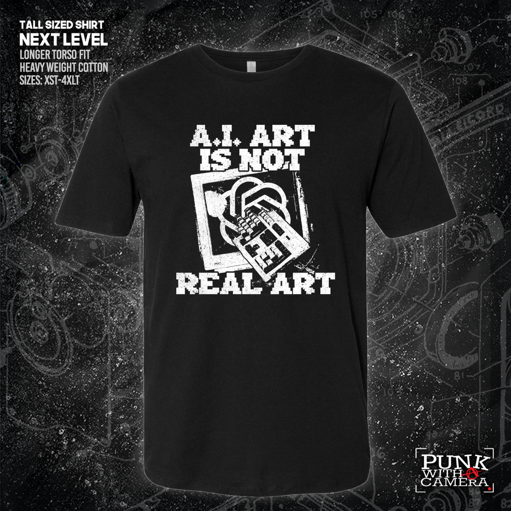 AI Art Is Not Real Art Keyboard - George Grizzly