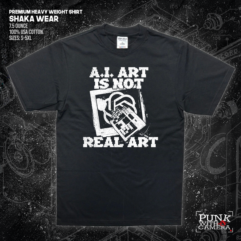 AI Art Is Not Real Art Keyboard - George Grizzly