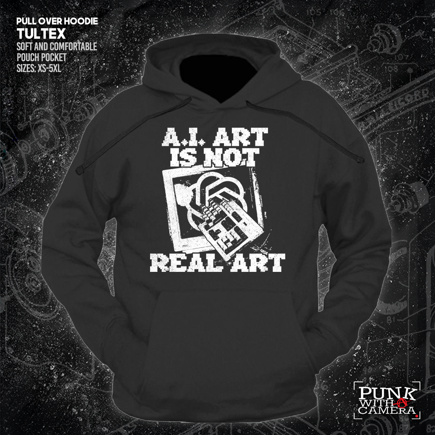 AI Art Is Not Real Art Keyboard - George Grizzly