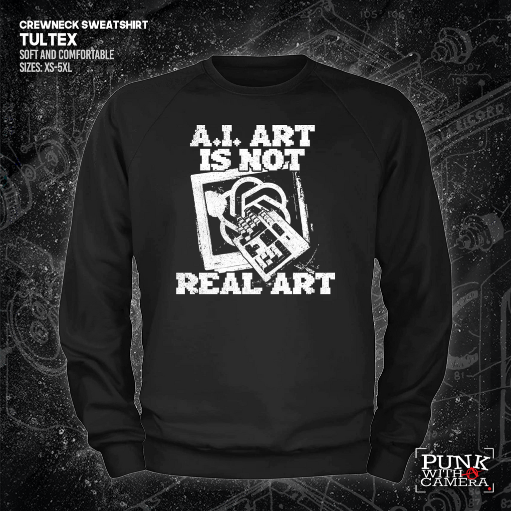 AI Art Is Not Real Art Keyboard - George Grizzly