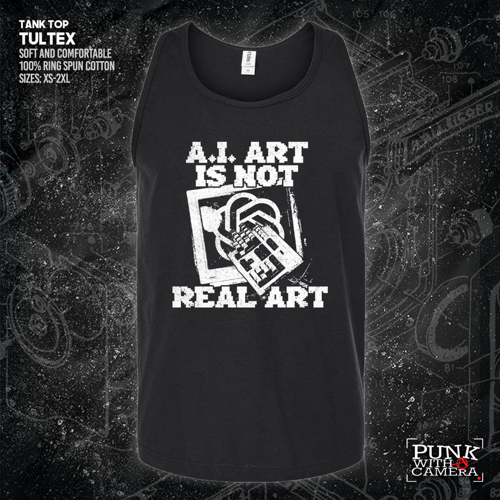 AI Art Is Not Real Art Keyboard - George Grizzly