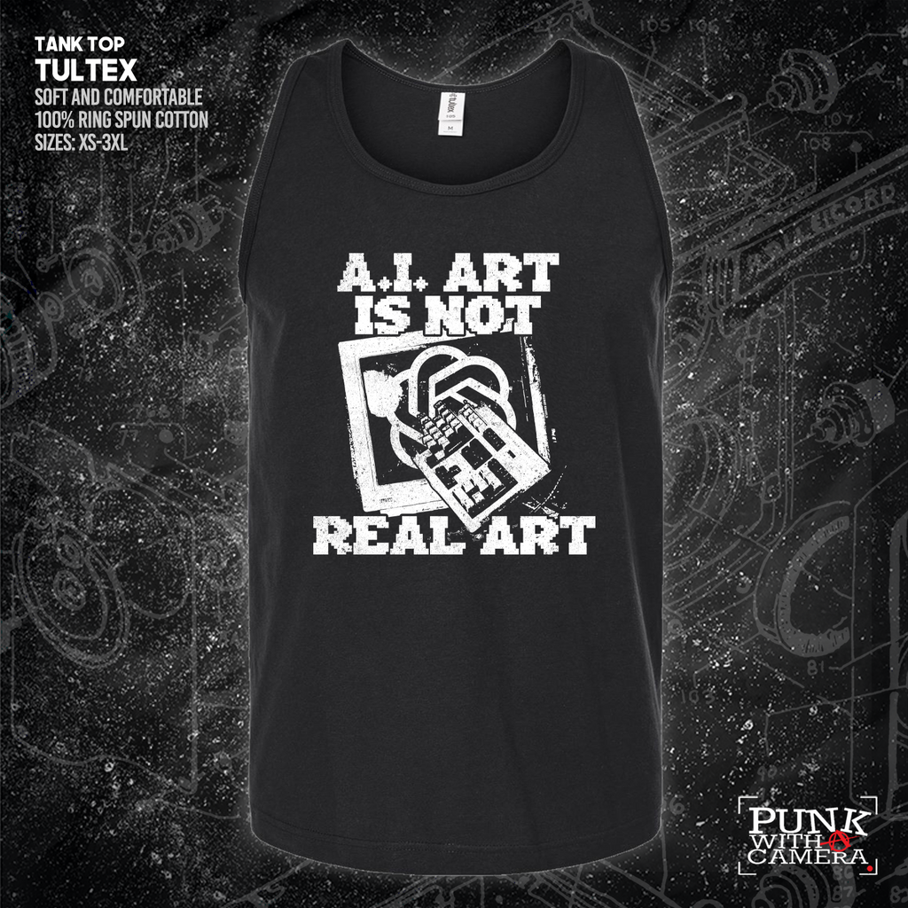 AI Art Is Not Real Art Keyboard - George Grizzly