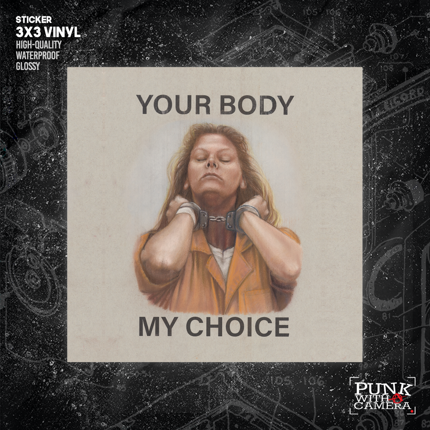 Your Body My Choice - Sticker (3X3)