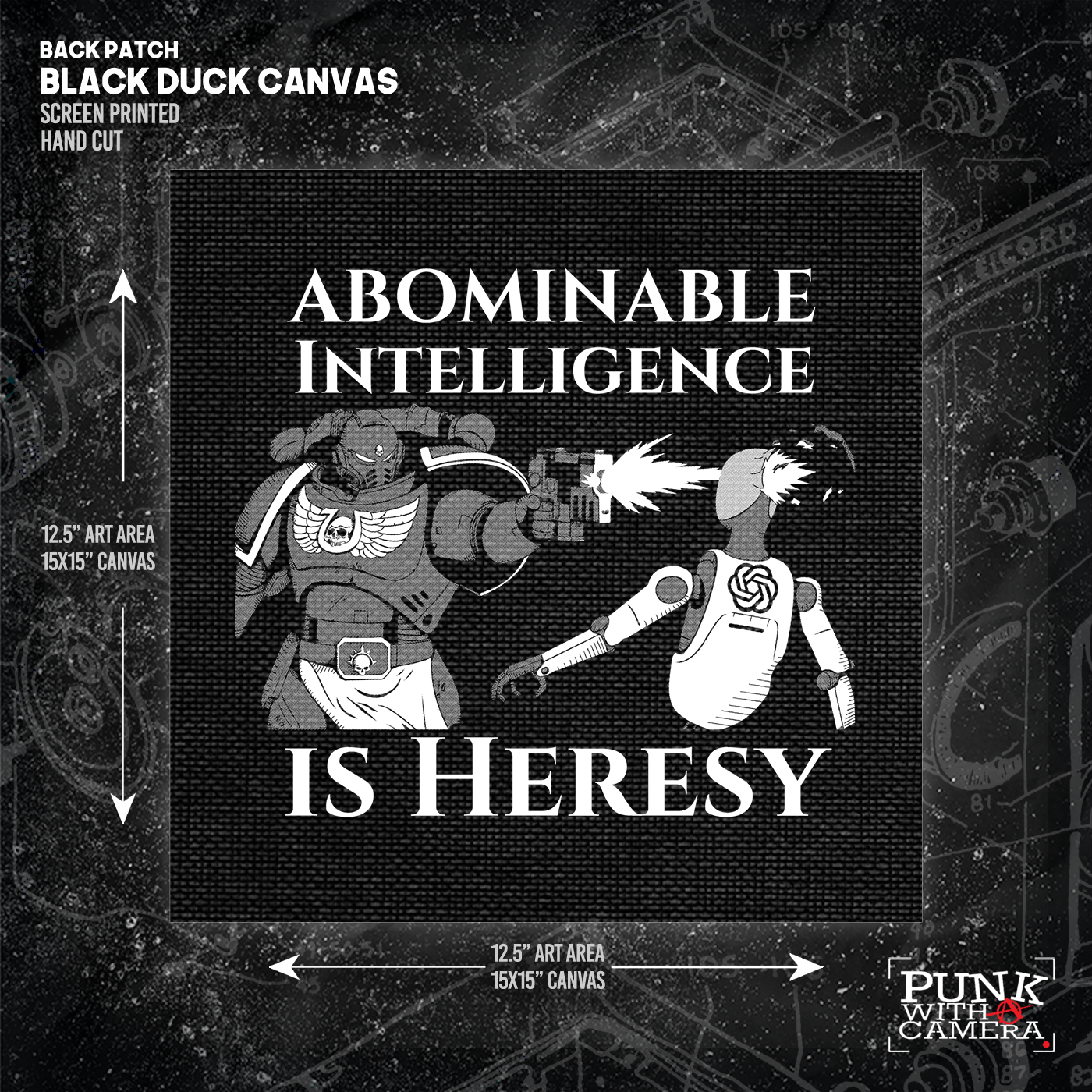 Abominable Intelligence Is Heresy - Backpatch