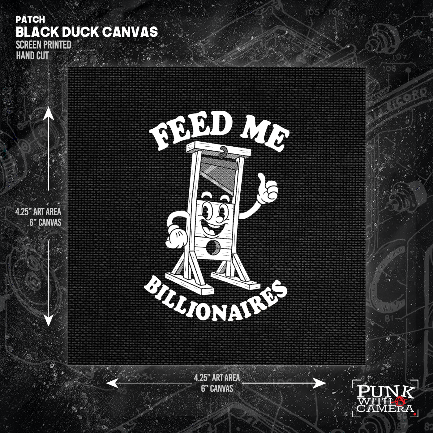 Feed Me Billionaires - Patch (6x6)