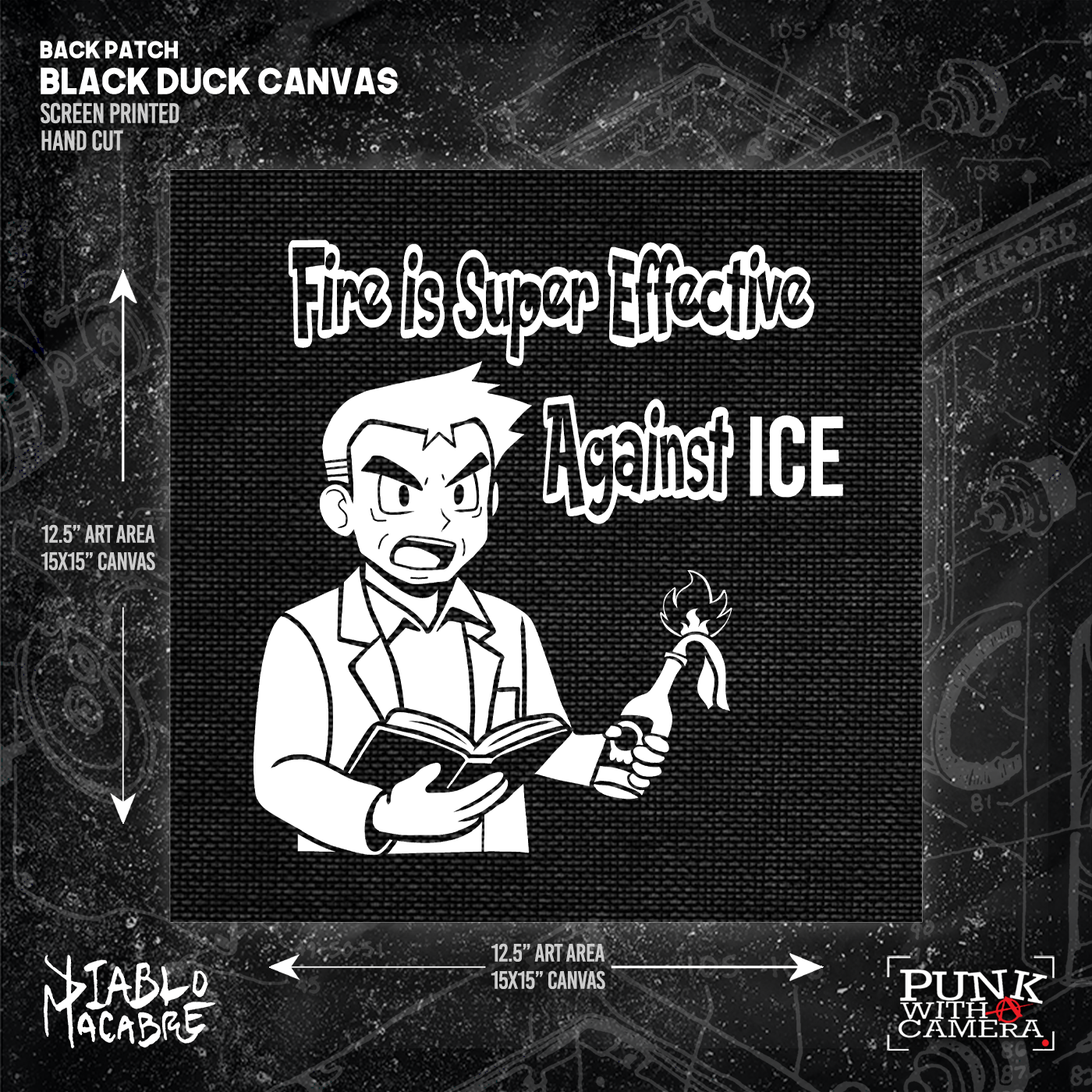 Fire Is Super Effective Against Ice - Backpatch