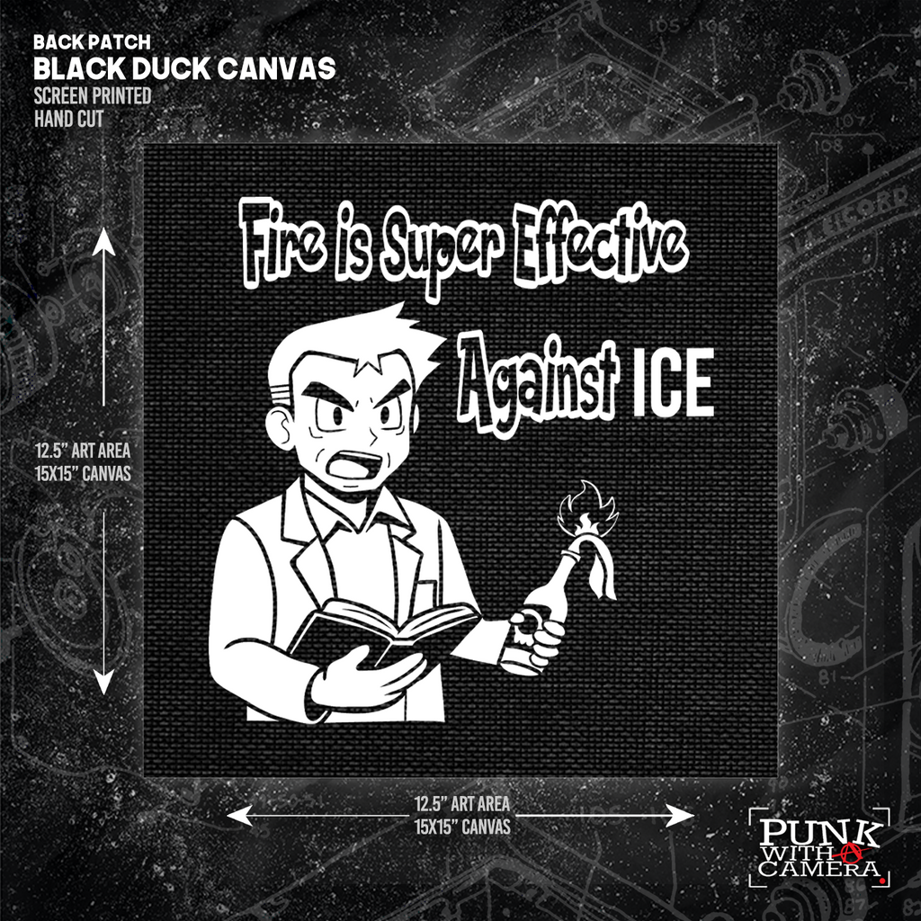 Fire Is Super Effective Against Ice - Backpatch