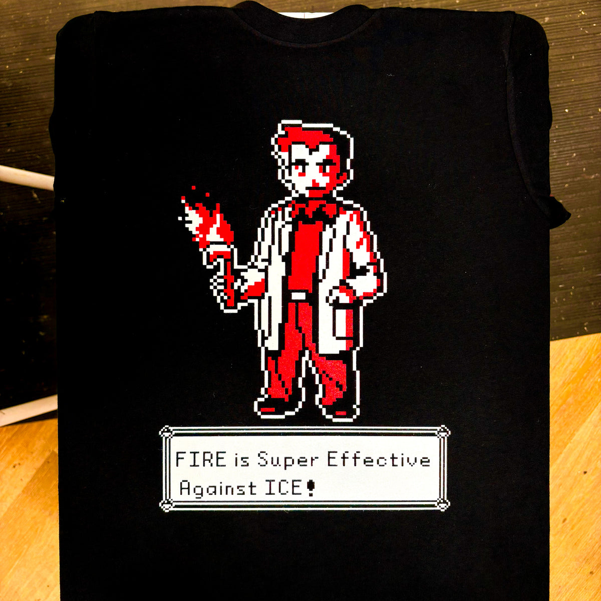 Fire Is Super Effective Against Ice Pixel Art - Melcolm Brown