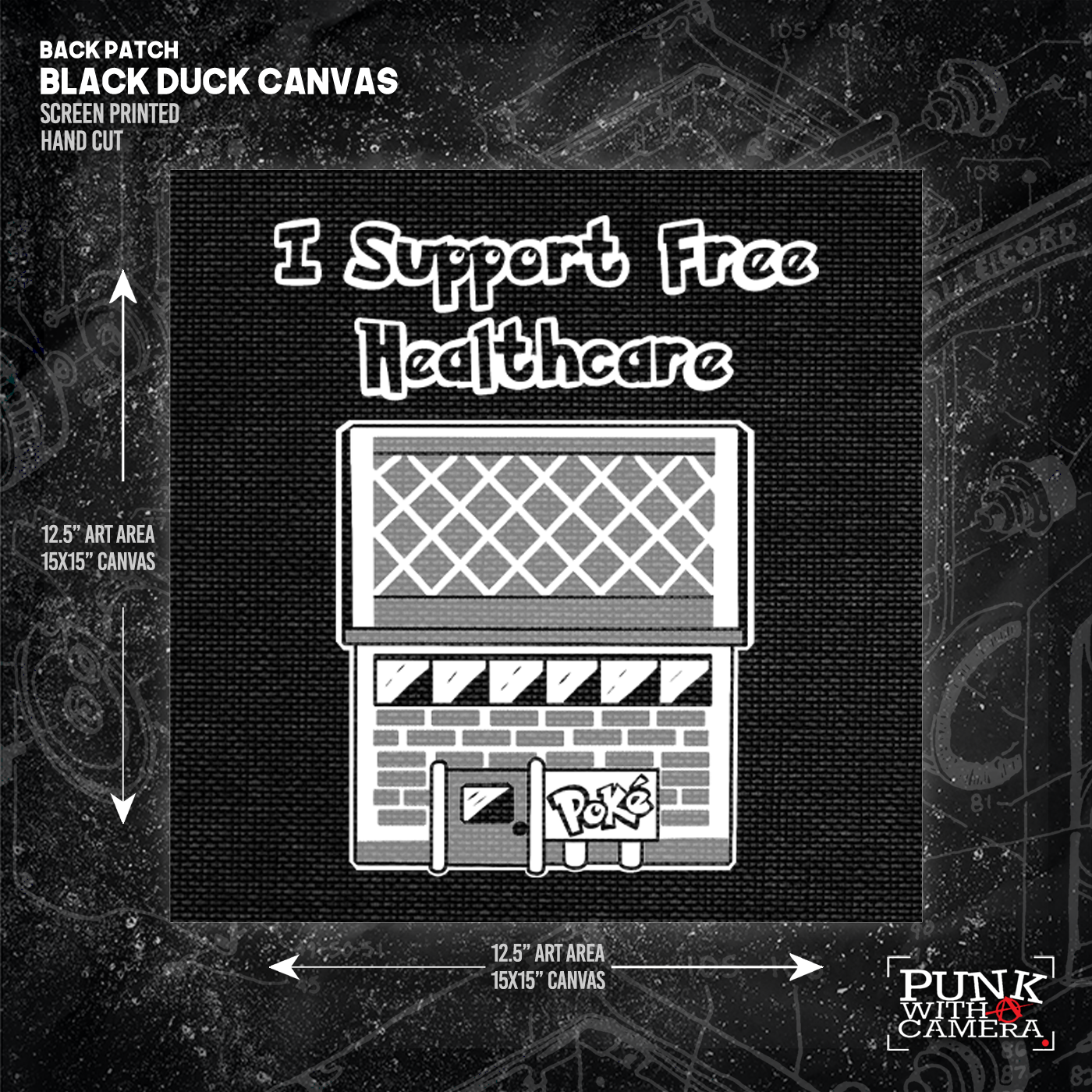 I Support Free Healthcare - Backpatch