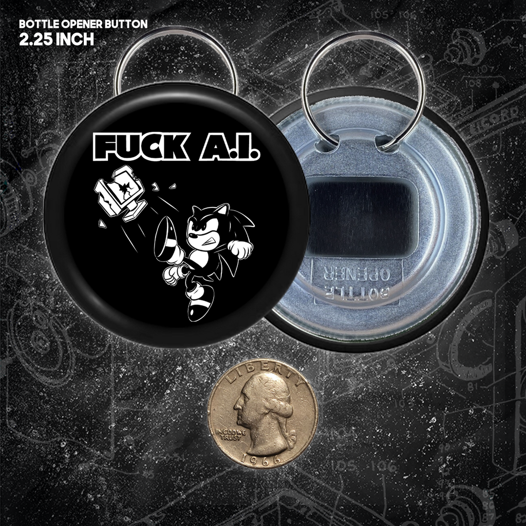 Fuck AI - Buttons (1.5 & 2.25 Inch)