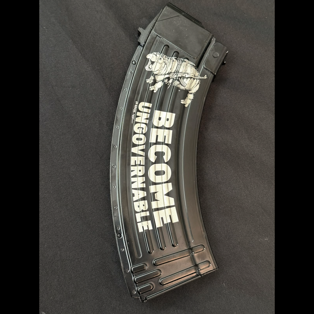 Moo Deng Become Ungovernable - Laser Engraved Mag