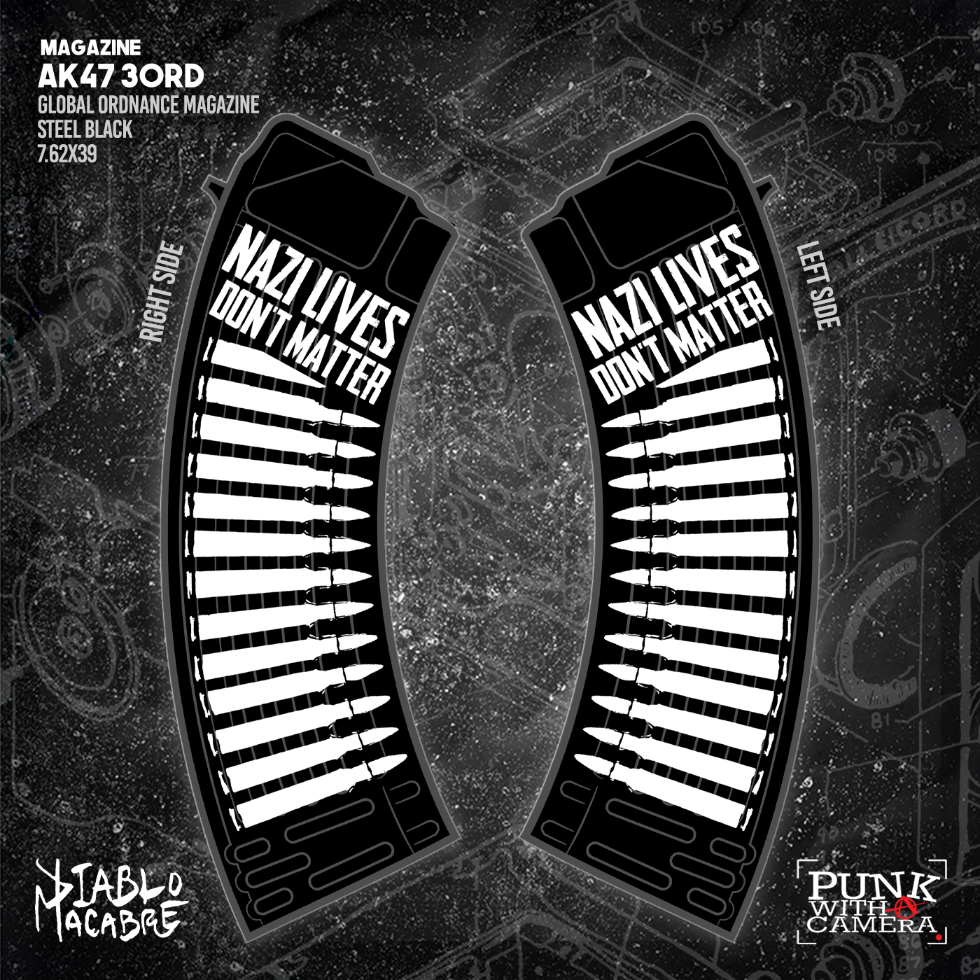 Nazi Lives Don't Matter - Laser Engraved Mag