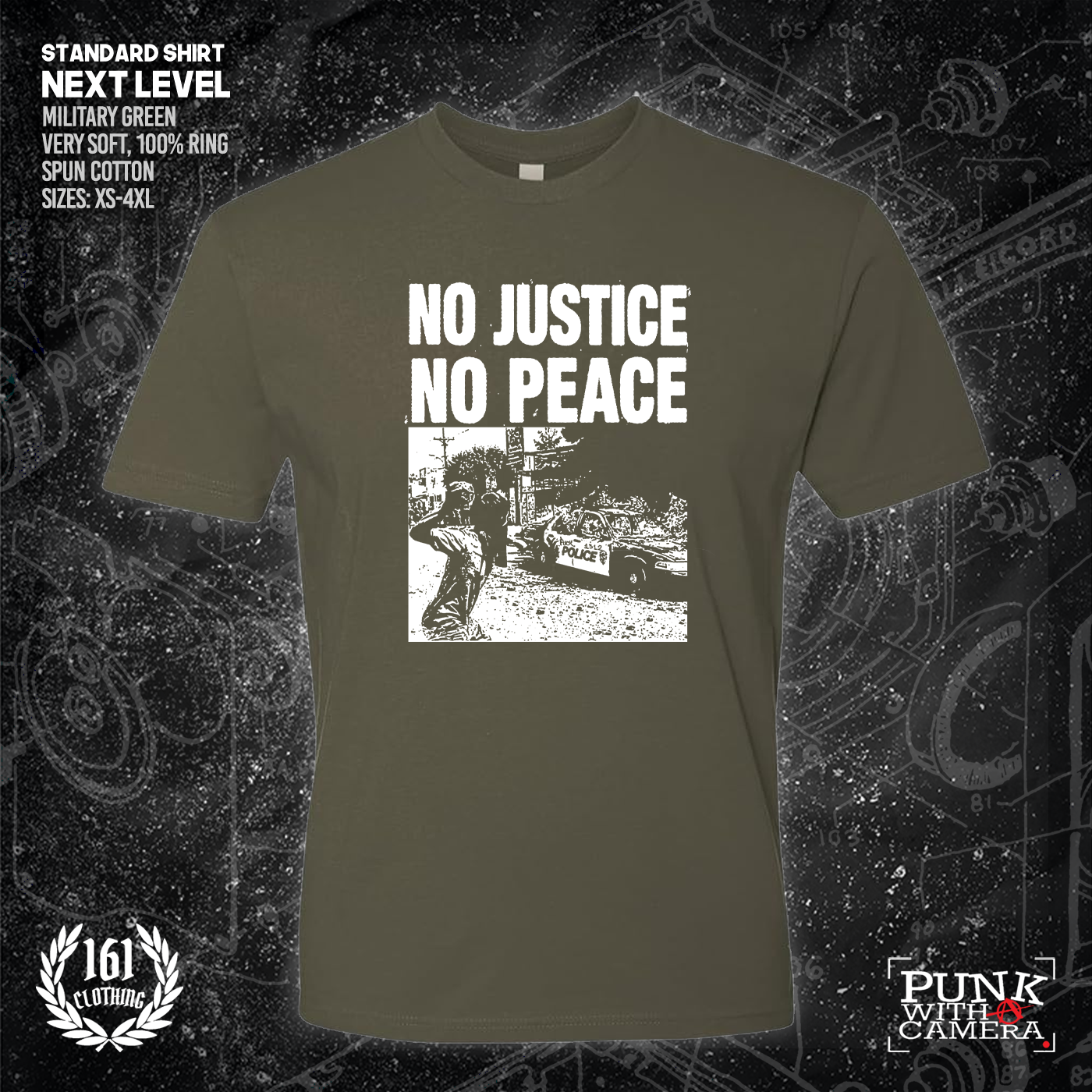 No Justice No Peace - 161.Clothing