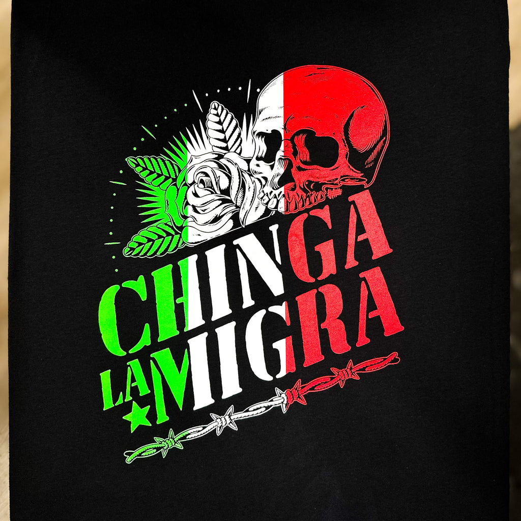 Chinga La Migra Skull - Olafh Ace - Mutual Aid Design