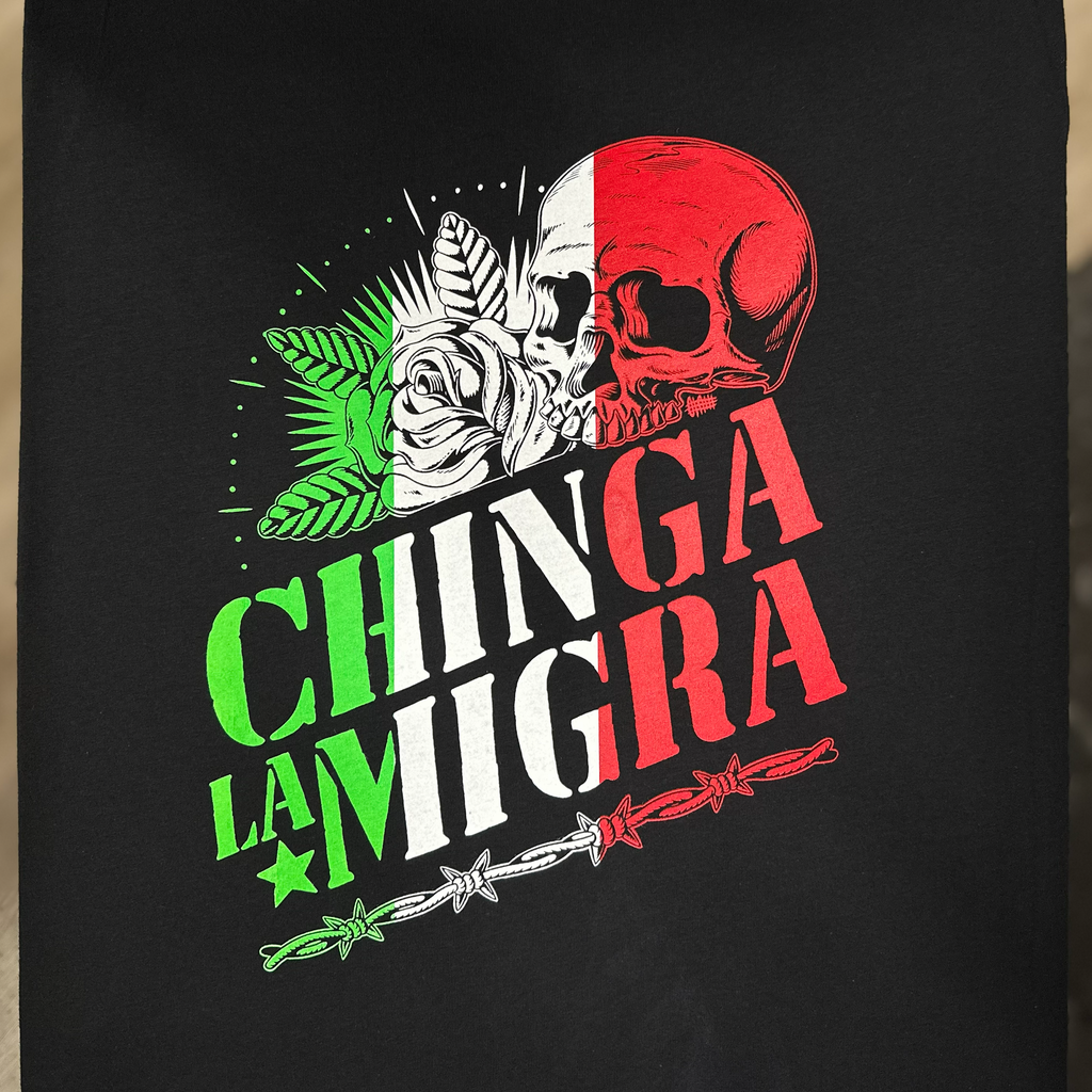 Chinga La Migra Skull - Olafh Ace - Mutual Aid Design
