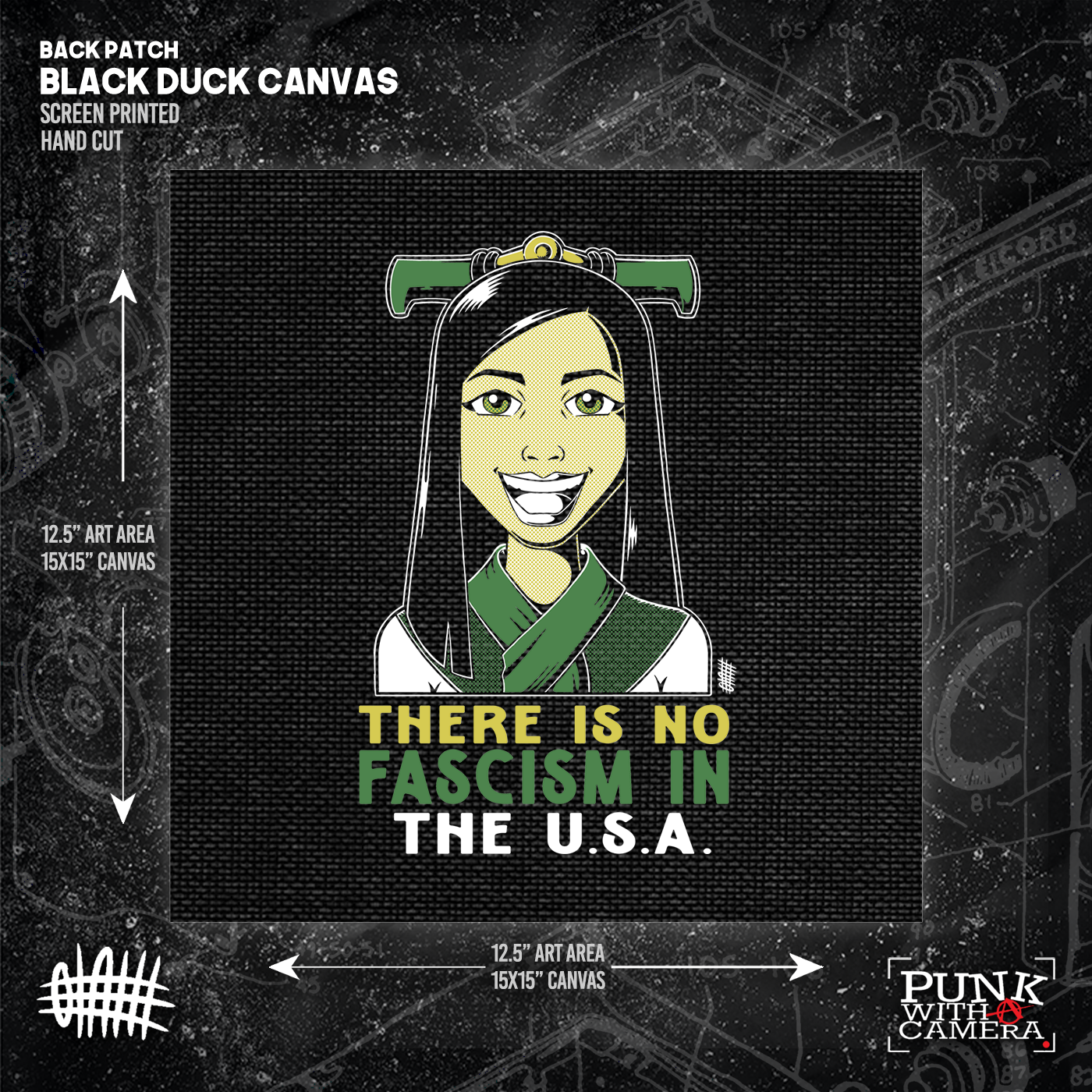 There Is No Fascism In The USA - Backpatch