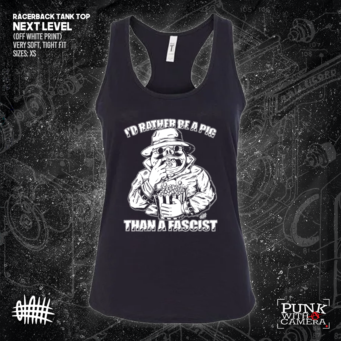 I'd Rather Be A Pig Than A Fascist - Olafh Ace