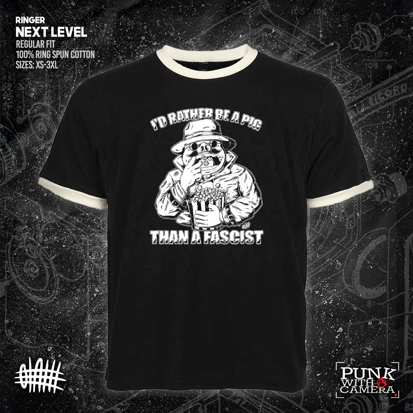 I'd Rather Be A Pig Than A Fascist - Olafh Ace