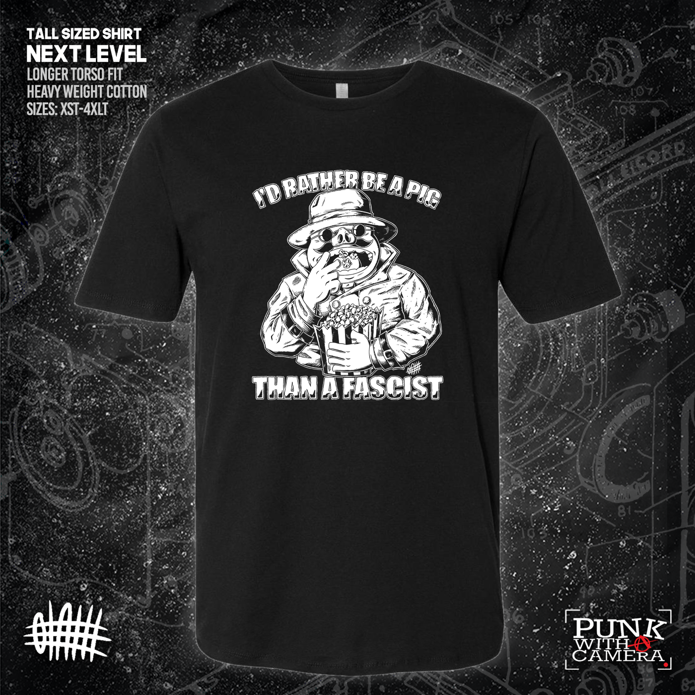 I'd Rather Be A Pig Than A Fascist - Olafh Ace
