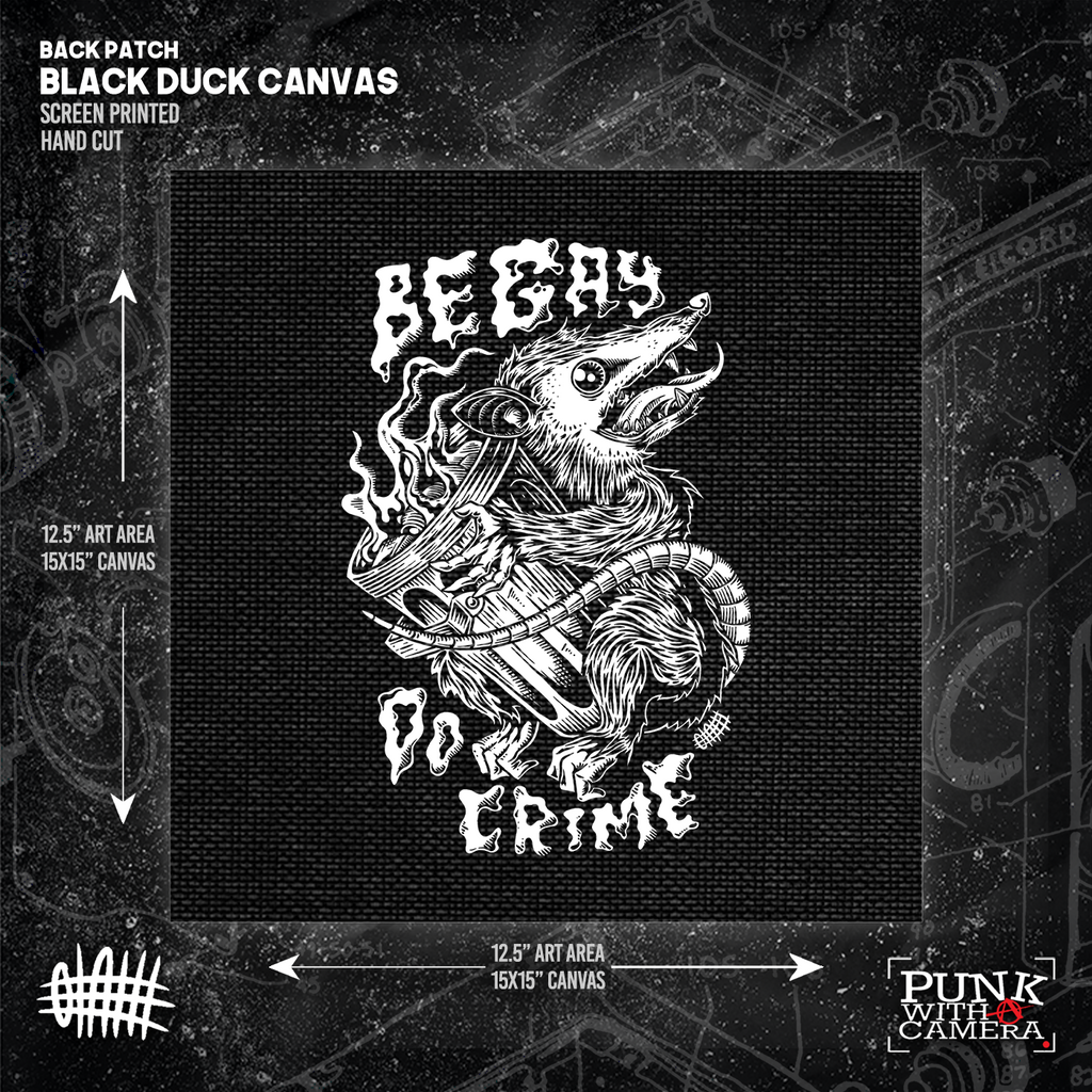 Be Gay Do Crime - Backpatch