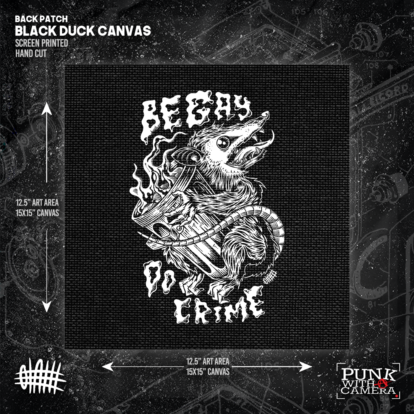 Be Gay Do Crime - Backpatch