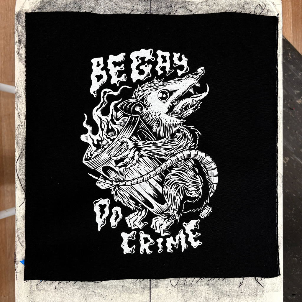 Be Gay Do Crime - Backpatch