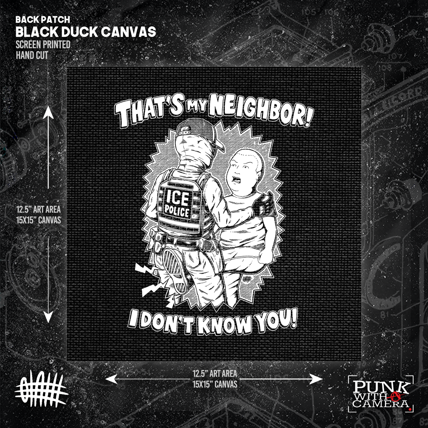 That's My Neighbor I Don't Know You!! - Backpatch